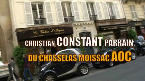 Christian Constant parrain du Chasselas de Moissac