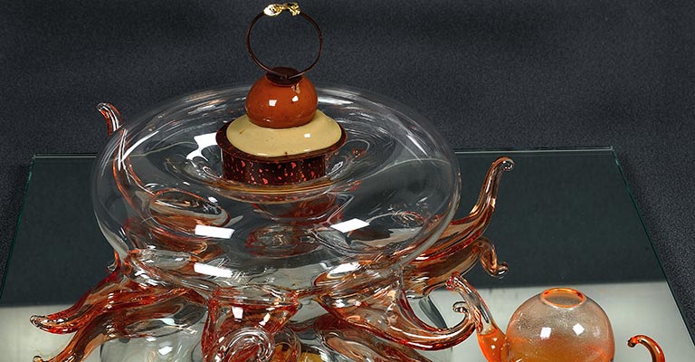Dessert de restauration chaud-froid de l'équipe italienne, thème des fonds marins