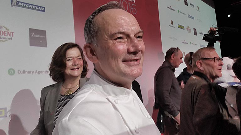 Christian Le Squer Chef du Cinq nouveau chef triplment étoilé de l'édition 2016 du Michelin