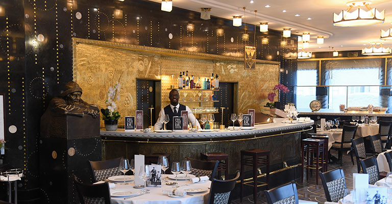 Salle du RDC, restaurant Prunier de l'Avenue Victor Hugo, Paris 16