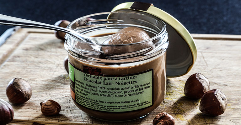 NOCCIOLATA - Pâte à tartiner Bio au cacao et aux noisettes (270g