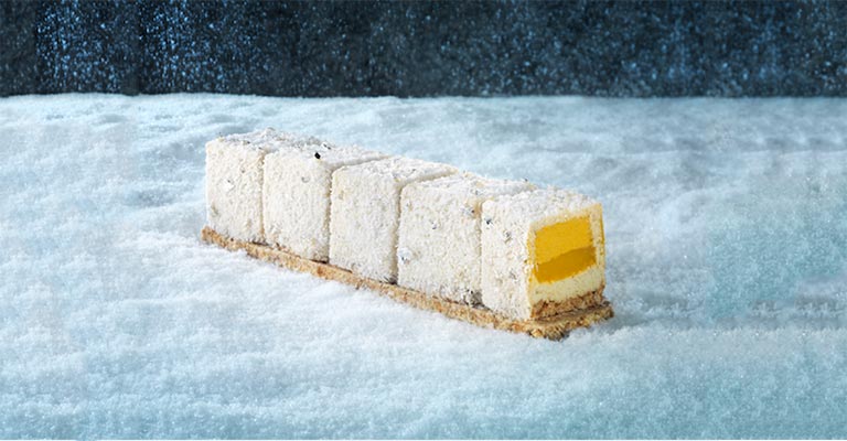 Bûche Coco-Exotique de Chez Foucade - Paris