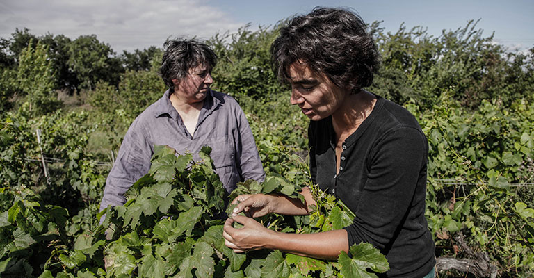 Laurence Alias et Pascale Choime, vigneronnes à Arsac haut Médoc, Les Closerie des Moussis ©Ludovic Le Guyader