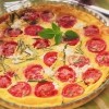 photo Clafoutis au chèvre frais, courgettes et tomates cerise