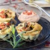 photo Terrines de champignons et mousse de tomates à l’estragon