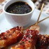 photo Yakitori au Livarot AOP et à la pancetta