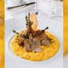 photo Risotto au safran, poitrines de caille et truffe blanche par le Chef Antonio Gavazzi