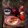 photo Galette des rois du trappeur aux pommes caramélisées et pâte d’amande aux cranberries