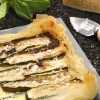photo Tarte croustillante aux courgettes, menthe, parmesan