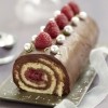 photo Bûche roulée Chocolat, Framboise biscuit, coco citron vert