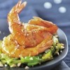 photo Gambas marinées et flambées au cognac