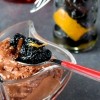 photo Mousse au chocolat et confit d’olives noires d’Espagne
