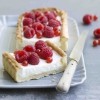 photo tarte au fromage blanc et framboises