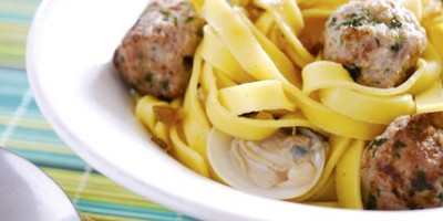 photo Tagliatelles de veau et coques