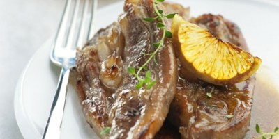 photo Tendrons de veau marinés au citron, miel et thym