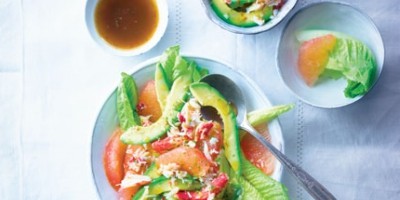 photo Salade de crabe, avocat et pamplemousse