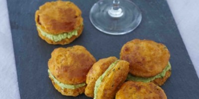 photo Mini whoopies tomates séchées et crème d'avocat