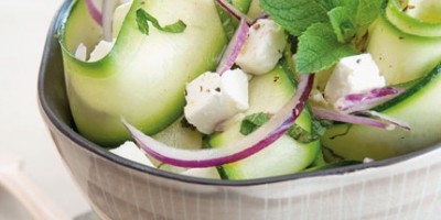 photo Salade de courgette à la féta et à la menthe fraîche