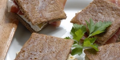 photo Croque du Pays gallo au coulommiers et jambon d’Aoste