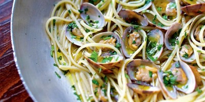 photo Linguine alle vongole, linguine aux palourdes