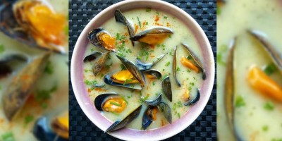 photo Velouté de panais, topinambours & Moules de bouchot de la Baie du Mont-Saint-Michel