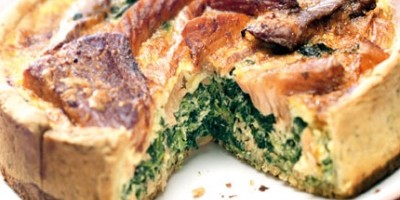 photo Quiche saumon épinards