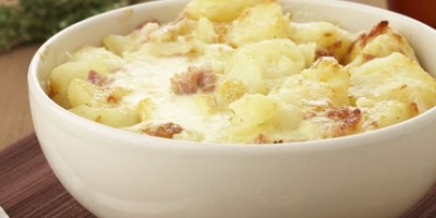 Tartiflette aux champignons et Reblochon