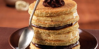 photo Minis bûches verticales comme un mille feuille