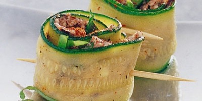 photo Roulades de courgettes au chèvre et aux olives