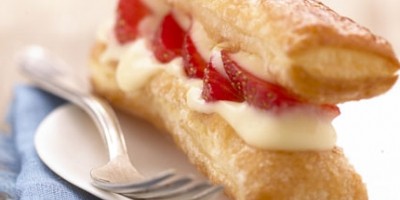 photo Mille-feuilles caramélisé à la Fraise du Périgord IGP