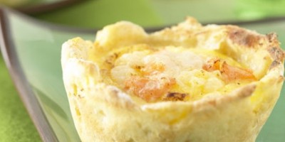 photo Quiche de pommes de terre saumon