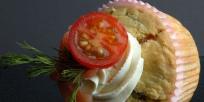 photo Cupcake Saumon & Aneth