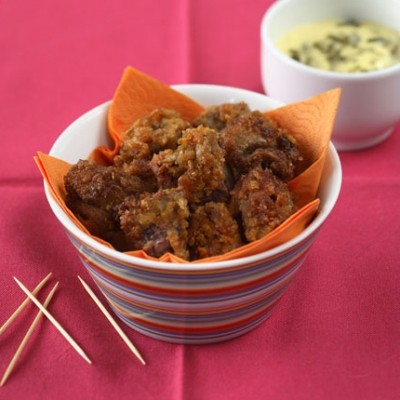 Nuggets de rognons de bœuf, sauce tartare