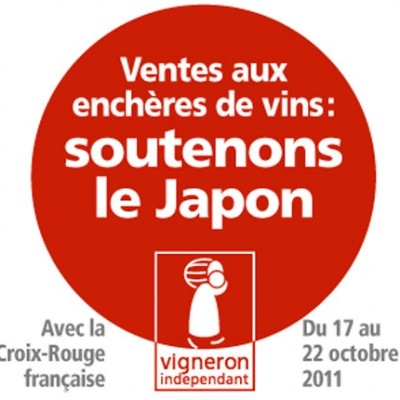 Action Solidaire des vignerons indépendants pour aider le Japon