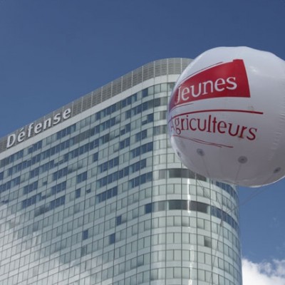 Panier-repas Agri-Dej sur le Parvis de la Défense