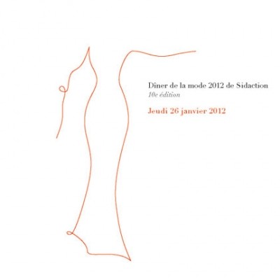26 janvier 2012  dîner de la mode du Sidaction