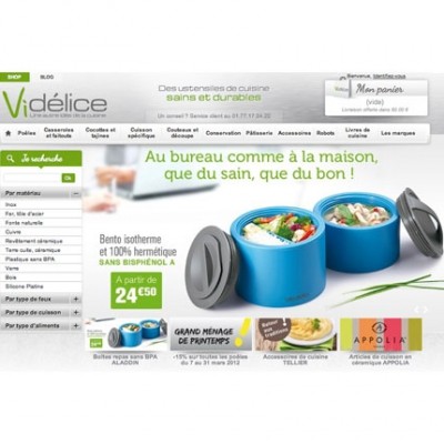 Ustensiles de cuisine Vidélice