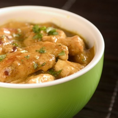 Wok de poulet à la mangue