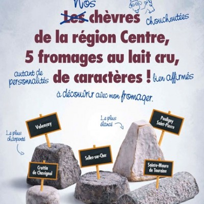 Les fromages de chèvre de la région Centre s’affichent