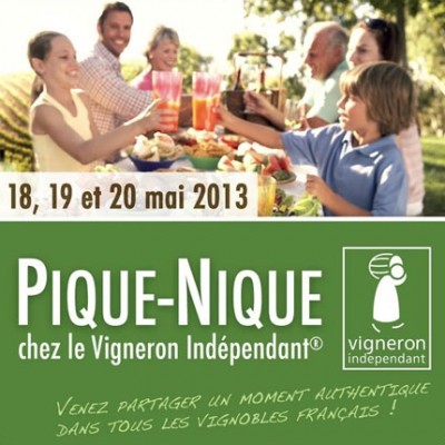 Pique-nique des Vignerons Indépendants les 18, 19 et 20 mai 2013