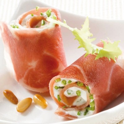 Roulés de jambon Consorcio Serrano au fromage frais