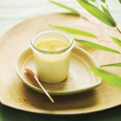 Petits flans à la citronnelle