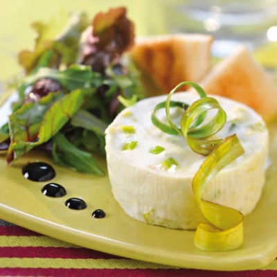 Bavarois Carré Frais aux poireaux