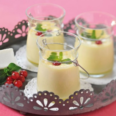 Petit pot de crème vanille au Carré Frais