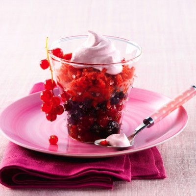 Granité de Fruits rouges façon Melba