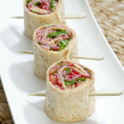 Wrap au carpaccio de boeuf