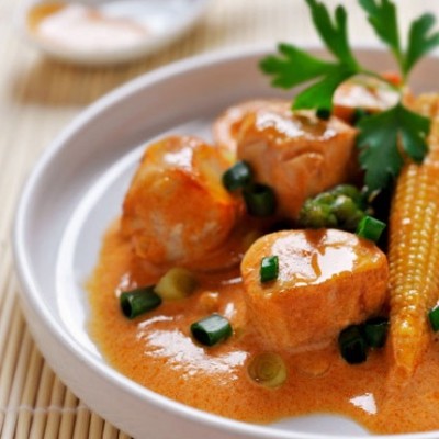 Curry rouge de lapin façon Thaï