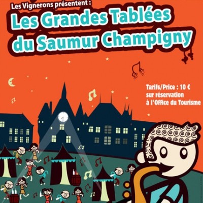 Les grandes tablées du Saumur Champigny