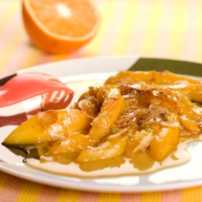 Wok de Mangues au miel