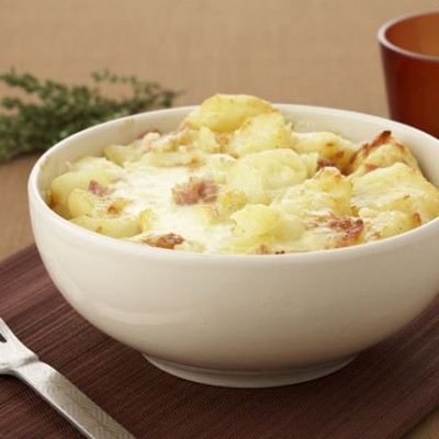 Tartiflette aux champignons et Reblochon